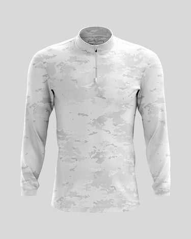 Arctic Camo Quarter Zip Quarter Zip Pullover Greater Half Arctic S